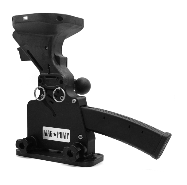 Magpump CZ Scorpion magazine loader self-sorting hopper orients ammunition in either direction