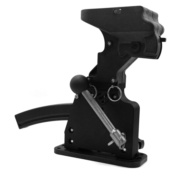 Magpump MP5/SP5 magazine loader contains a lightweight and durable polymer exterior